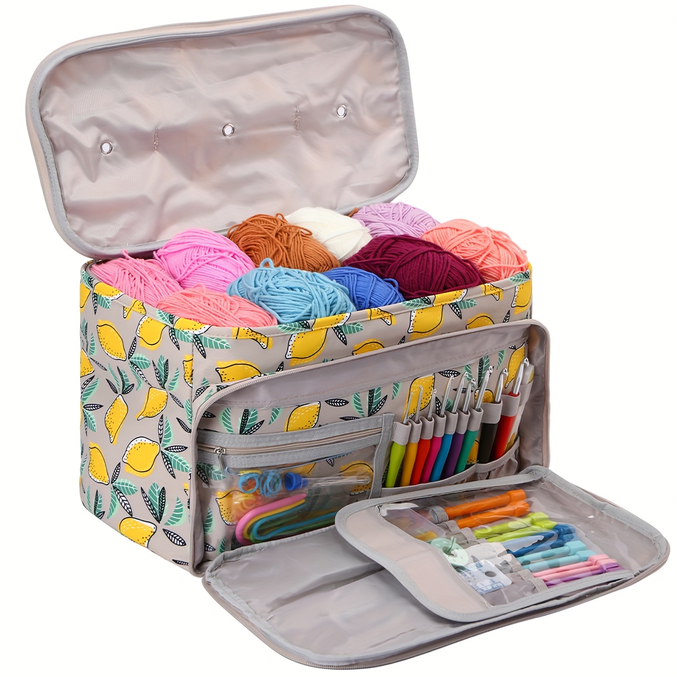 Plastic Knitting Needles Box, Sweater Knitting Needles Storage Box Tools Sewing Box Knitting Tools
