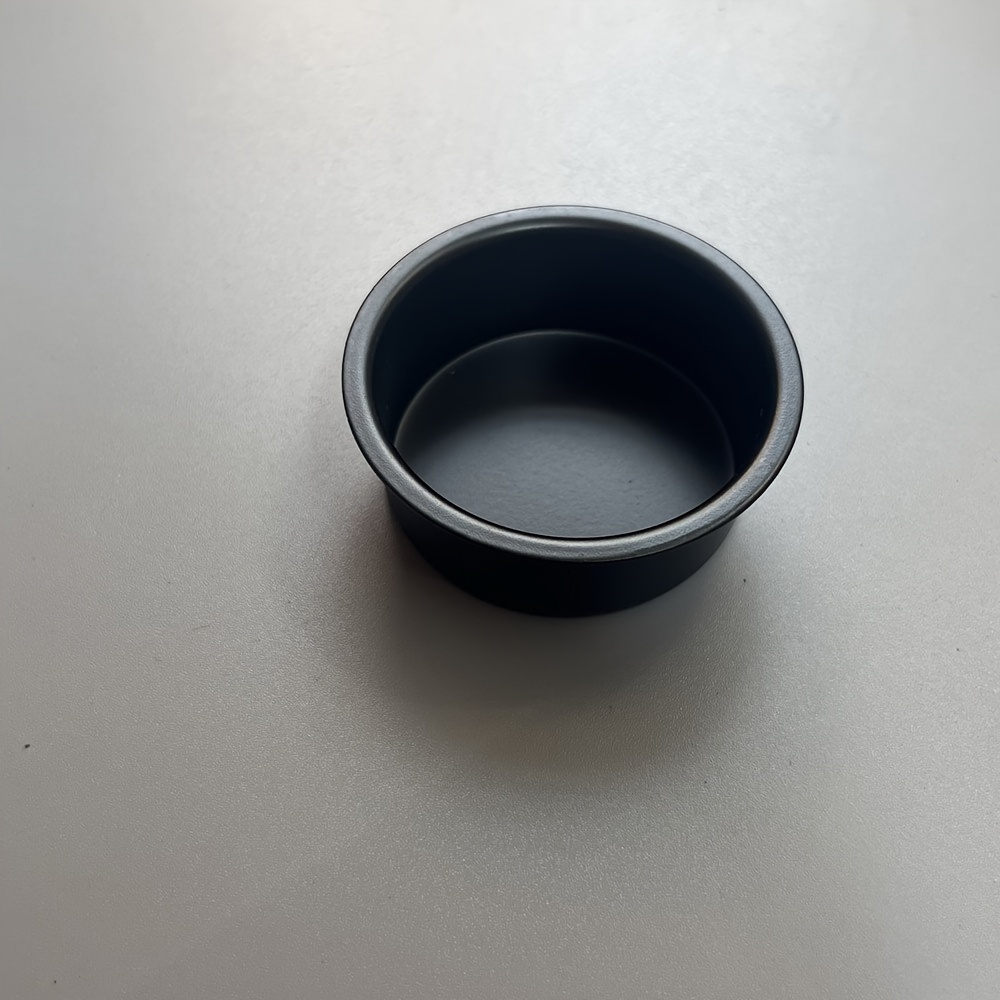 Image of 5pcs Set Of Black High-quality European Iron Candle Holder Accessories, Candle Cup Atmosphere Decor, Vintage Decorative Scented Candle Cup, 40x17mm
