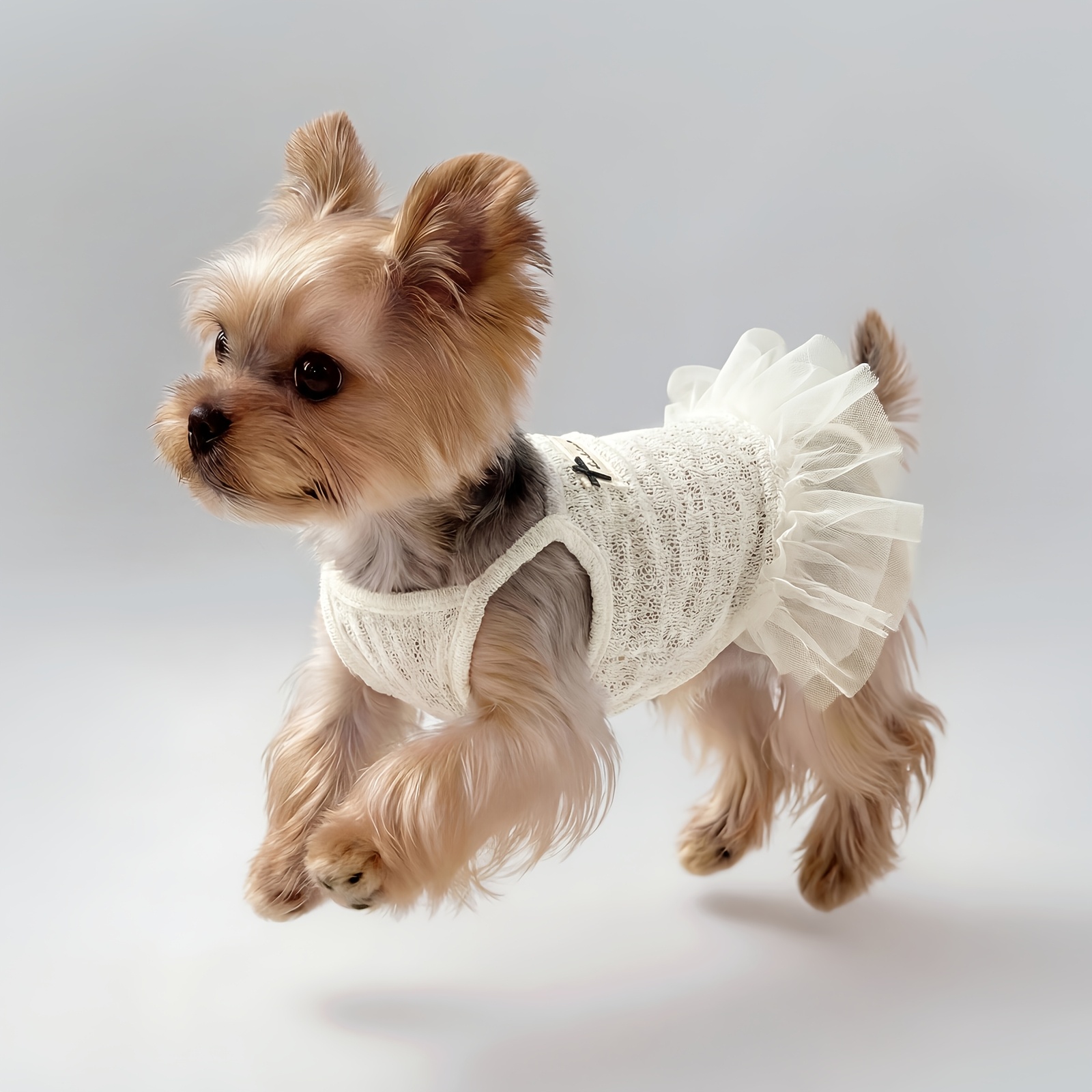 TEMU Cute Korean Princess Dress For Small Dogs Puppy Spring Summer Soft Breathable Dress For Bichon Pomeraniankorean Ins Princess Dog Dress Soft