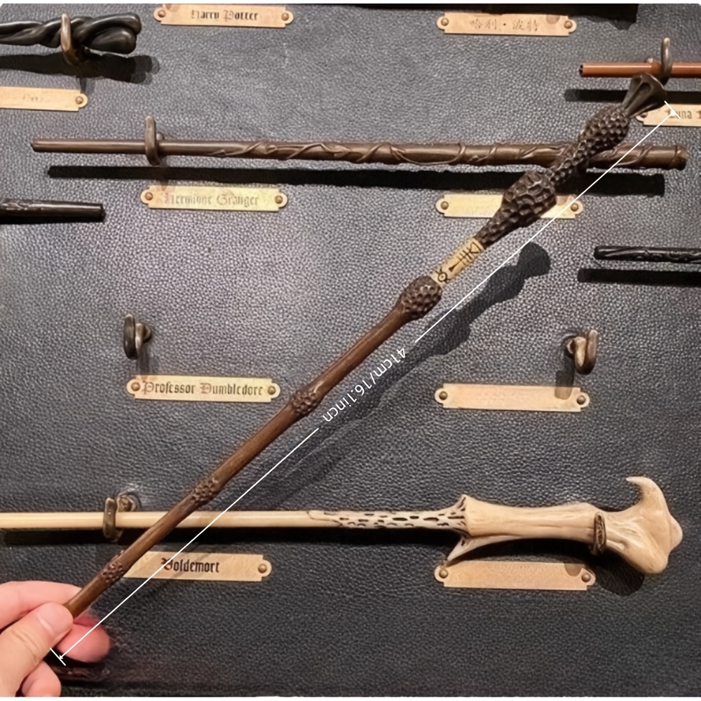 Wb Officially Licensed Wands, Iconic Wands Of Hermione, Dumbledore, , Snape, Etc., Ron's Wand, Resin Material With , Cosplay Costume Accessories, Suitable For Christmas And Halloween Gifts.
