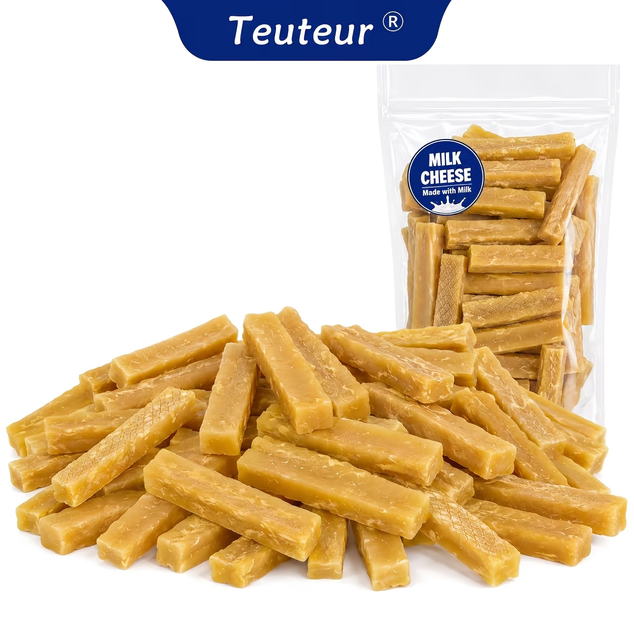 TEMU Protein Long-lasting Chew Treats For Dogs, Durable Natural Dog Chews For Dental Health, Training Reward Snacks For Puppies And Adult Dogs,