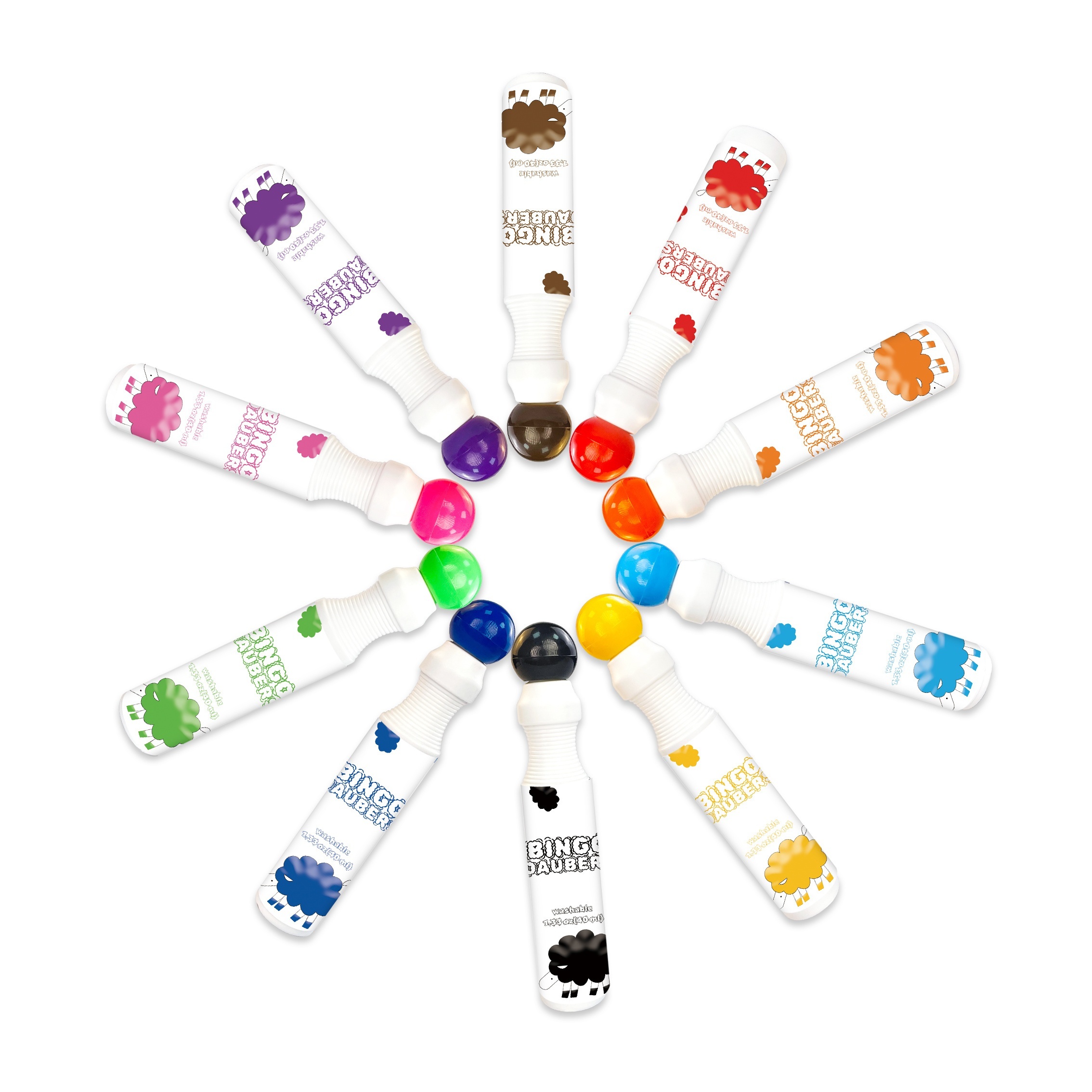 10 Colors Washable Dot Markers Art Set for Kids