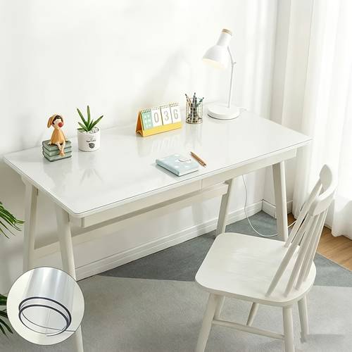 dining table desk cabinet soft surface protective clear mat