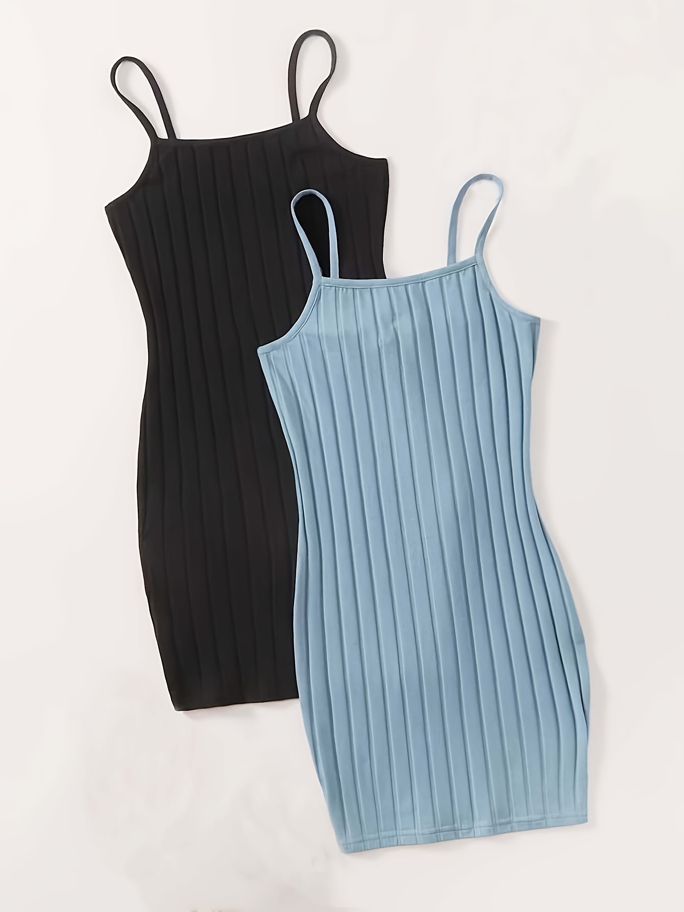 Striped Drawstring Waist Sleeveless Dress, SHEIN USA