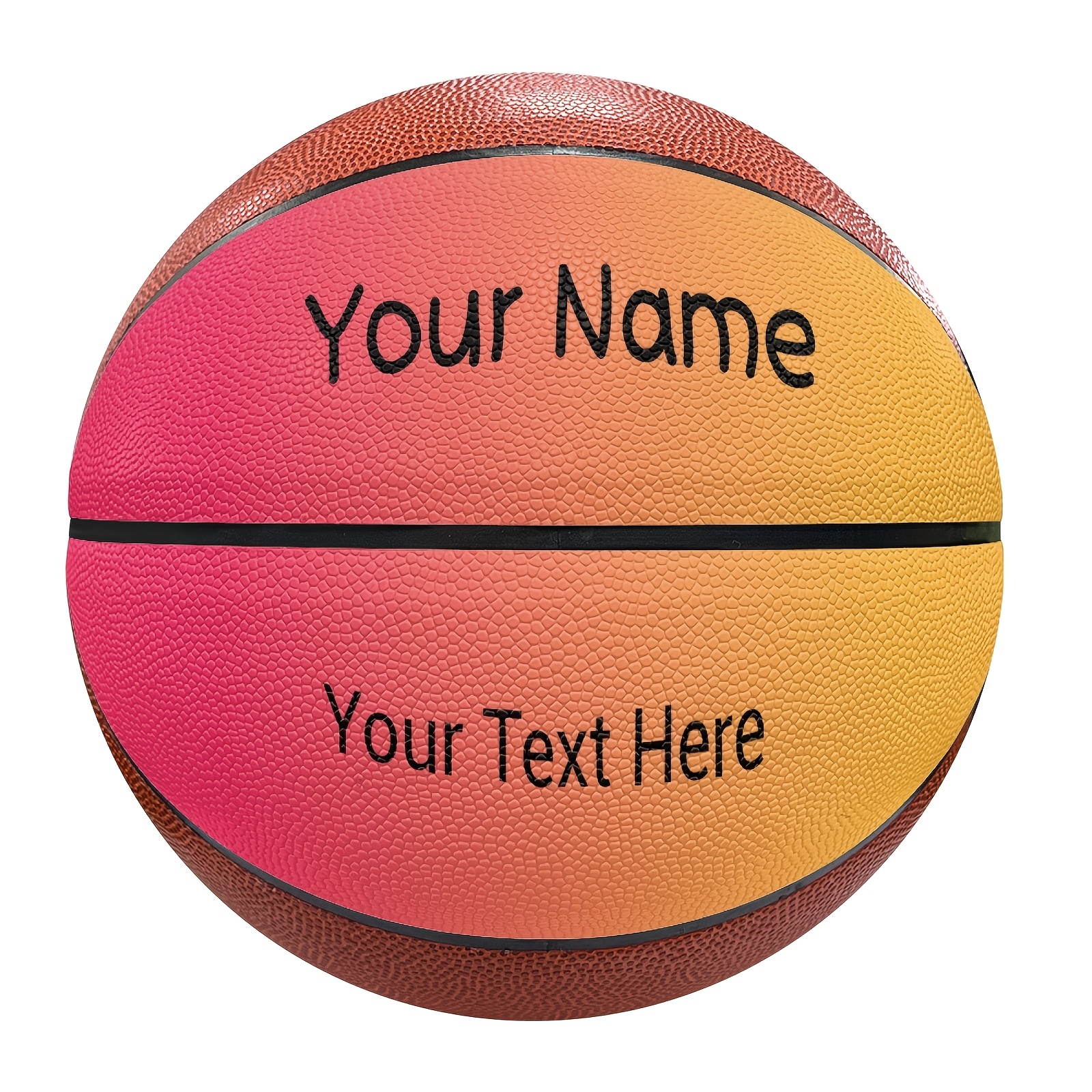 

1pc Customized Name And Text Basketball, Size 5/7 - Gifts To Grandchildren, Friends, Christmas, Birthdays, Anniversaries, Weddings