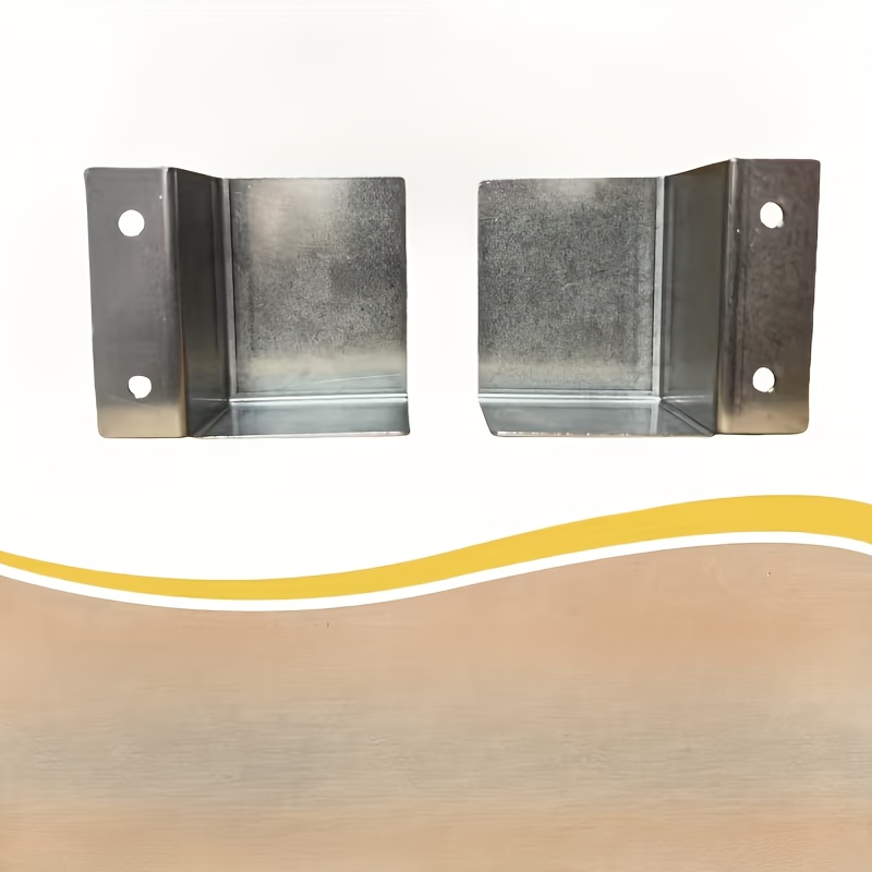 TEMU 2pcs Universal Level Brackets, Metal Level Supports, Storage Clips For Heavy-duty Levels, Level Hangers, Level Hooks Suitable For Walls, Truck