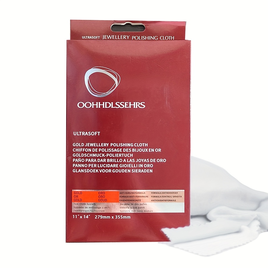 TEMU Jewelry Golden Jewelry Polishing Cloth Jewelry Polishing Cloth Golden Wiping Cloth Jewelry Polishing Tool