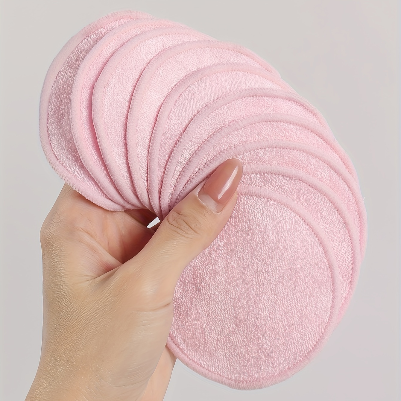 TEMU 8/10 Stück Make-up-Entfernungspads, lassen sich Make-up schnell durch Einweichen entfernen und können auch mit Make-up-Entfernungswasser und