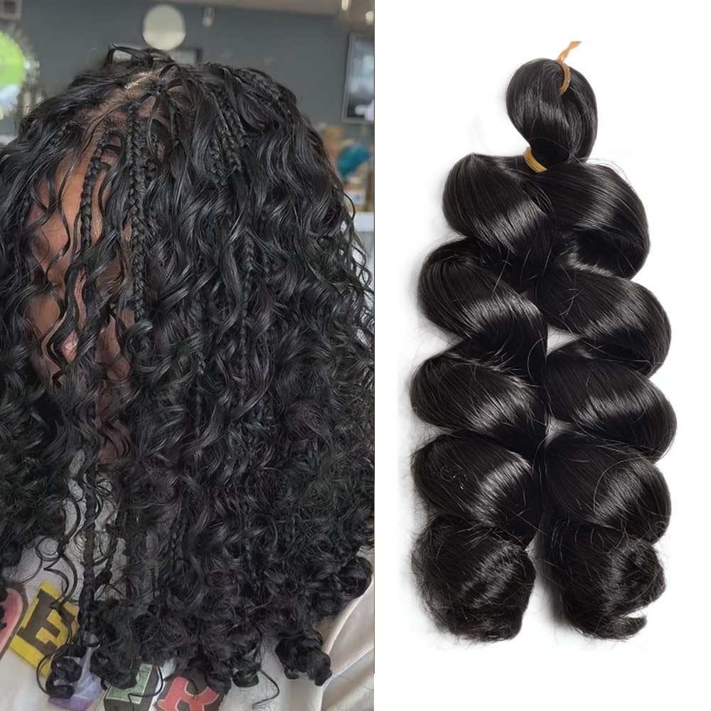 TEMU .-2 Stk. 12-Zoll Kurzwelle Siamese Stil Damen Lockiges Haar Geflochtene Synthetische Perücke 75G/Stk., Geeignet für Frauen, Farbverlauf von