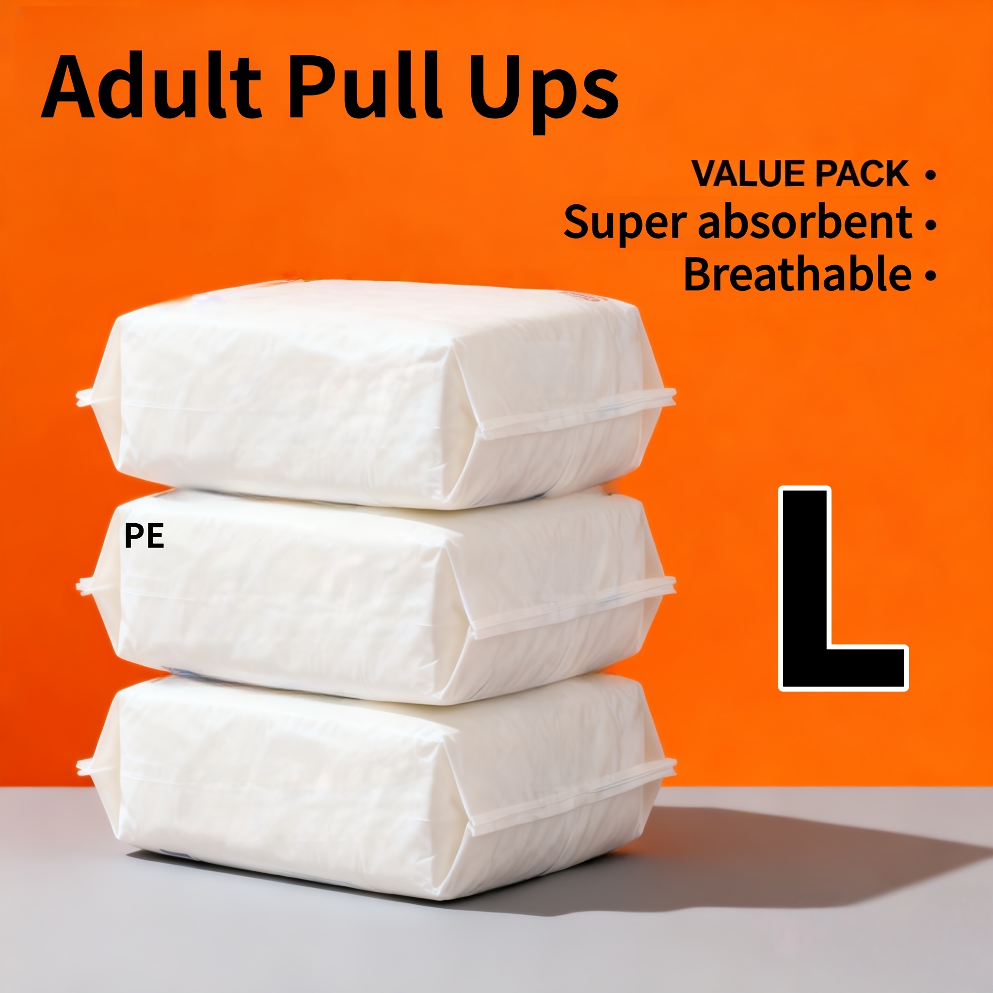 TEMU V Pack Disposable Adult Panties, Large Capacity Absorbent Underwear, 3-second Quick For Daily Use
