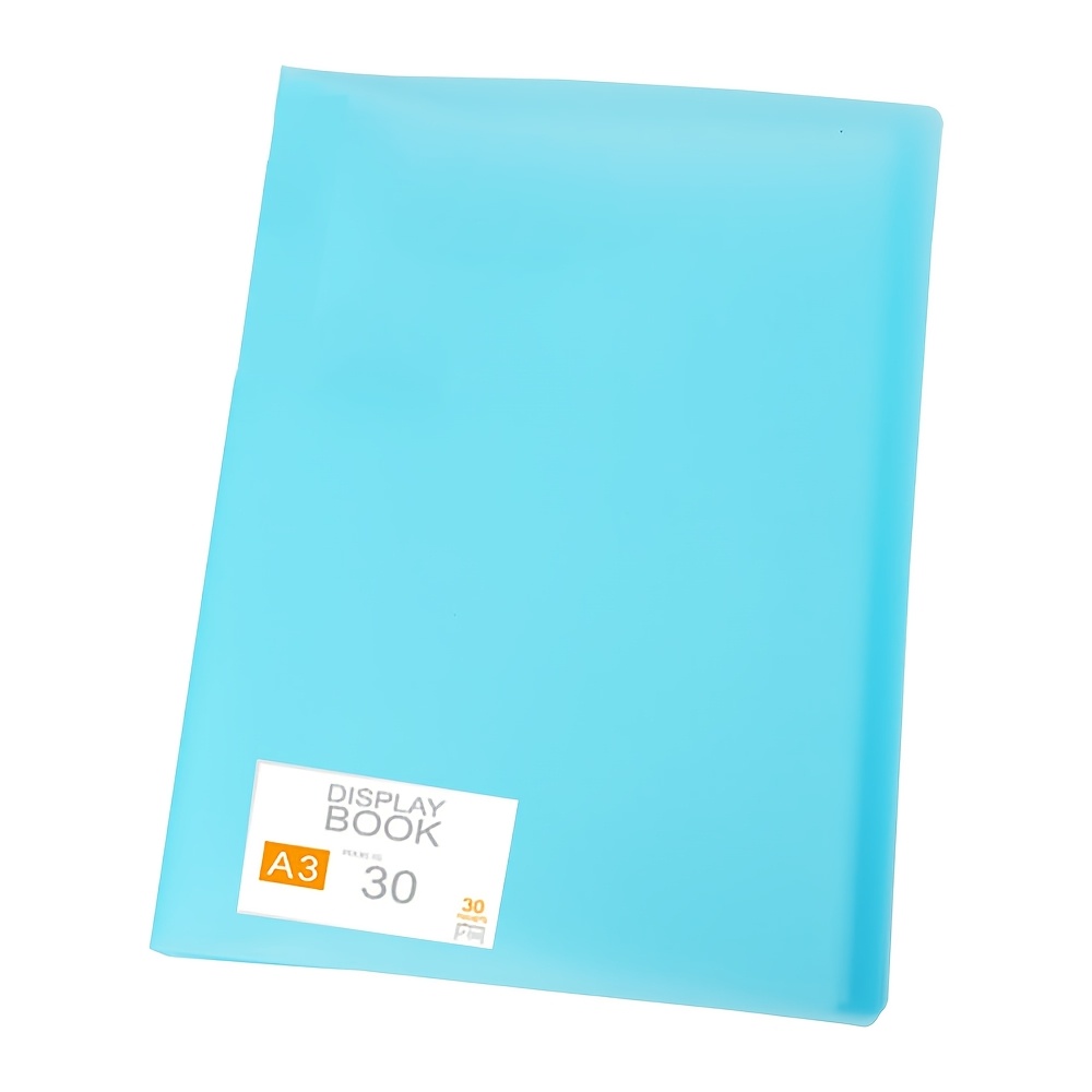 TEMU -page Organizer For Diamond Painting In A3 Size, Featuring A Transparent Folder In , Designed For High-capacity Portable Storage Suitable For