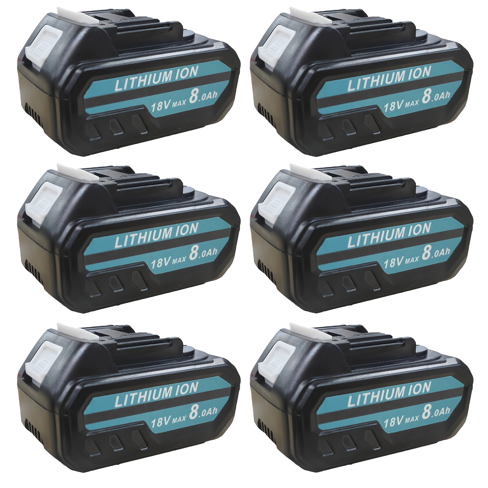 4x Makita 18V Akku 8.0Ah - Kompatibel Mit BL1850B, BL1860B & Mehr