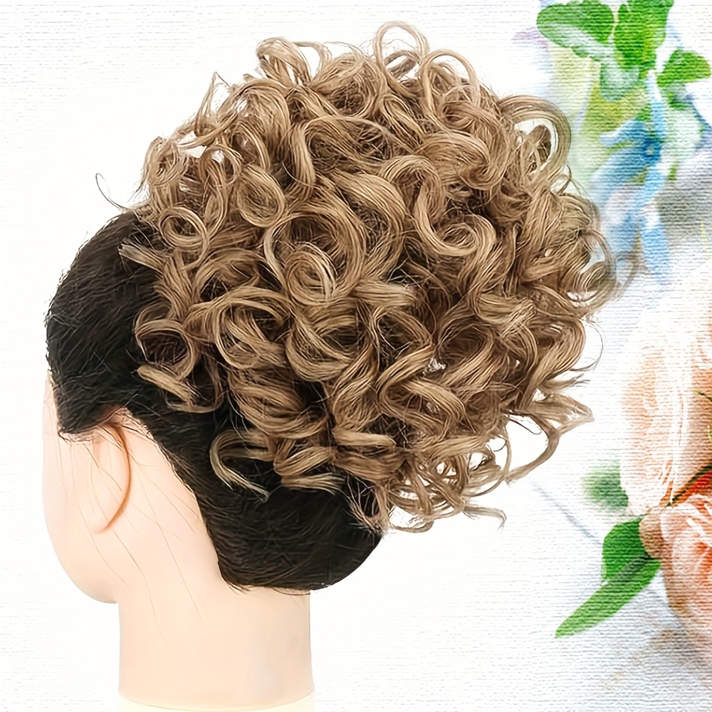 Image of 10-inch Elegant Curly Wavy Ponytail Hair Accessory With Elastic Drawstring, Fluffy And, Suitable For Everyday Use By All Women