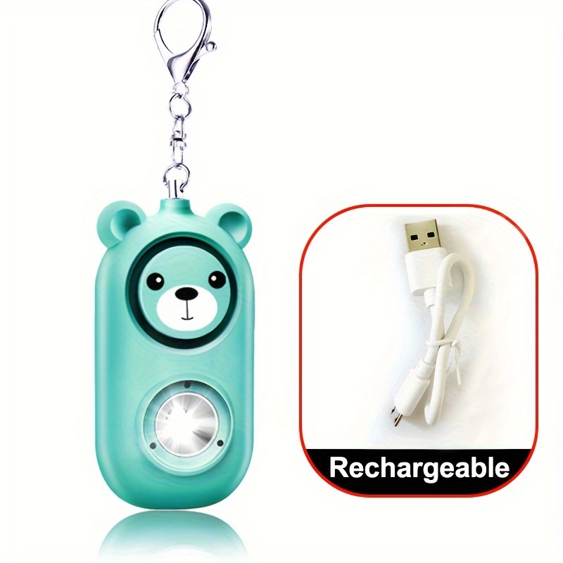 personal safety alarm for women 130db loud alarm with led safety light rechargeable via usb lithium polymer battery Product details 9