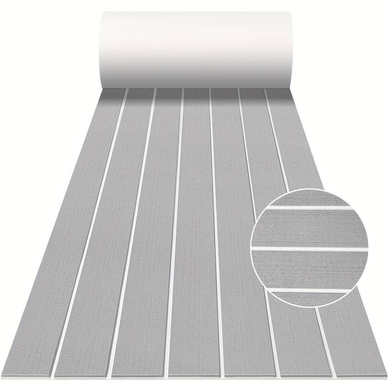 EVAsports Charcoal Gray EVA Foam Marine Decking – 35.4x94.5 Inch Nonskid Sheet For Boats, Kayaks & RVs