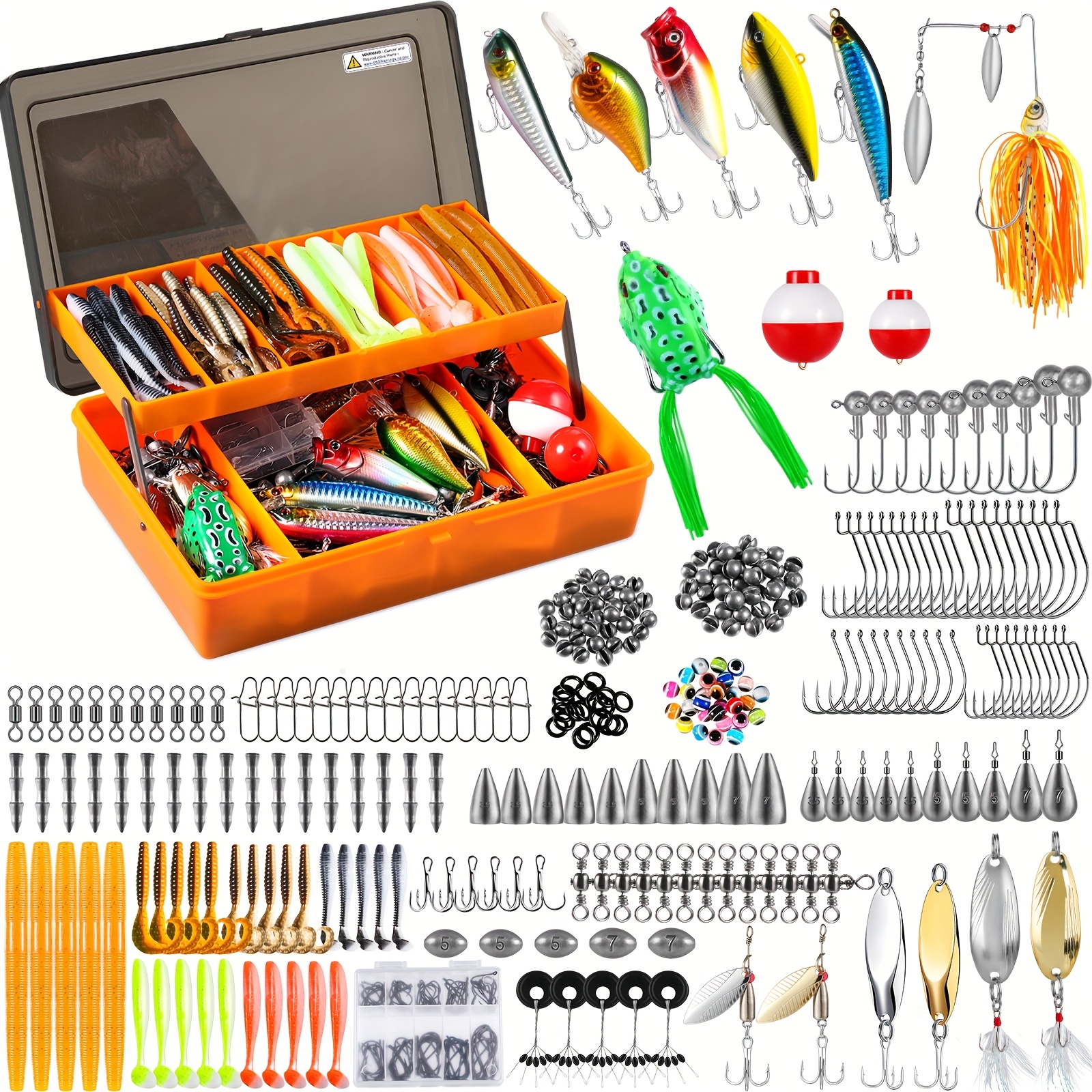 Premium Fishing Tackle Box Kit Image 2