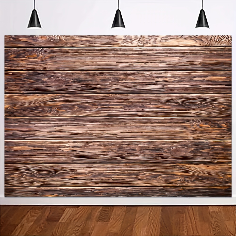 6ft x 6ft Vinyl Photography Backdrop / outlet Dark Pine Wood