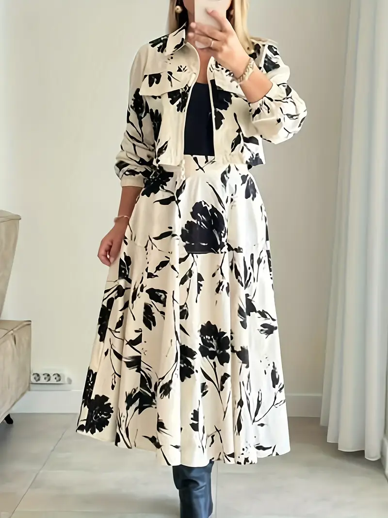 jacket plus size casual dress Julian Taylor Plus Size Jacket Dress