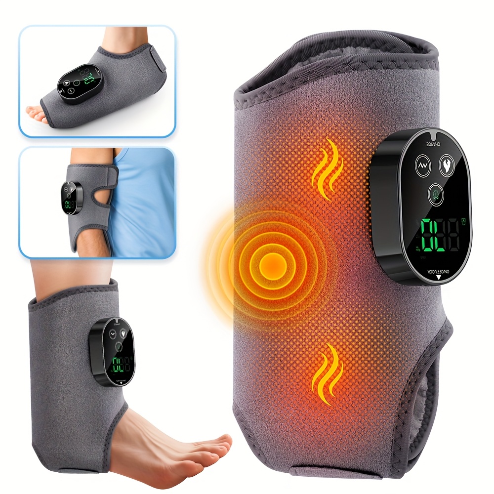 A Multifunctional Foot Massager with Vibration And Heating Features: 3 Massage Modes And 6 Heating Levels; 3000Mah Large Capacity Battery for Long-Lasting Use. an Ideal Gift for Christmas, Mother'S Day, Father'S Day, And for Friends And Elders.