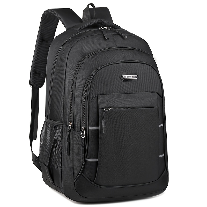 a backpack multifunctional bag for casual business and travel durable large capacity bag for professionals secure zipper options comfortable straps unisex design   interior comfortable straps   travel unisex fits 17