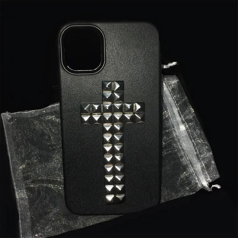 phone case punk cool cross religious rock n roll rivet metal - Temu phone case punk cool cross religious rock n roll rivet metal - Temu