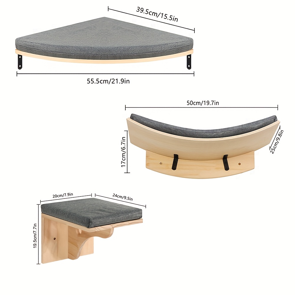 cat stairs and steps 2pcs 3pcs set with mat Product details 3
