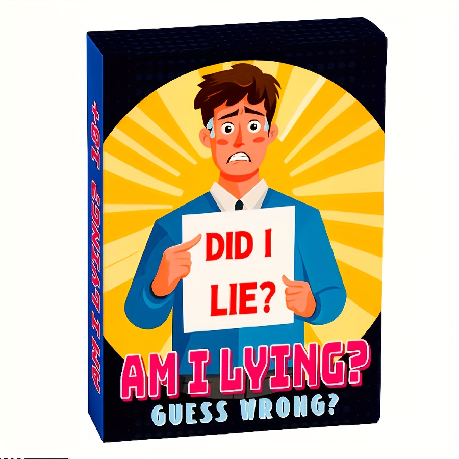TEMU Am I Lying? Gatherings Lie Drinking Board Games Fun Games Interactive Entertainment Leisure Game Props Drinking As Gifts For Thanksgiving,