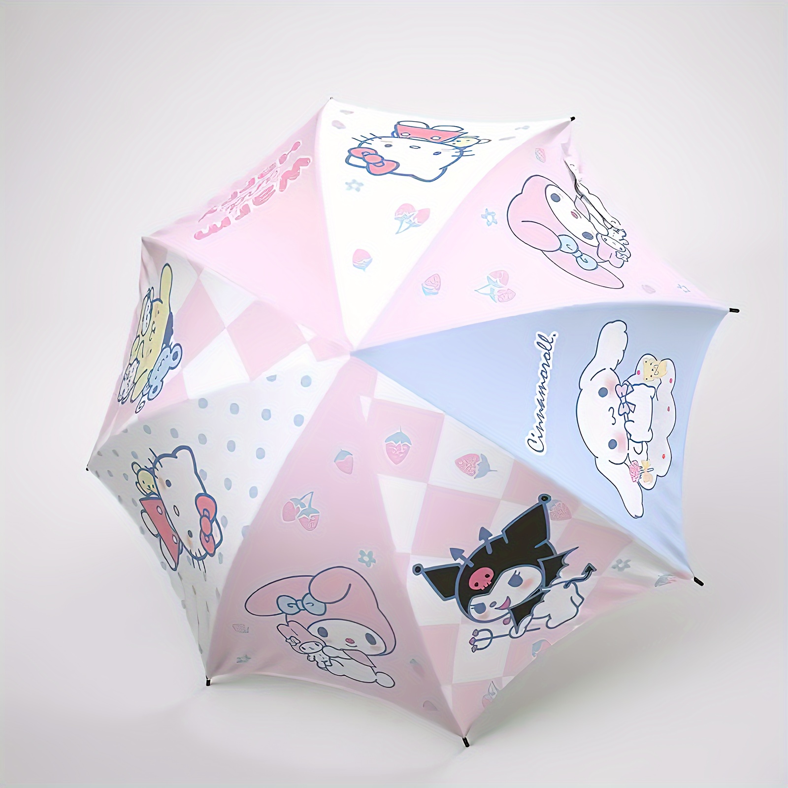 

Sanrio Hello Kitty Umbrellas Automatic Open Close Umbrella Girls Cute Anti-uv Parasol Umbrella Cartoon Lightweight Folding Travel Umbrella