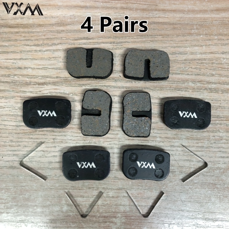 Image of 4 Pairs 08b Moutain Bike , Compatible With Aobang Boli Aonuosai Bicycle , Good Braking Performance And Comfortable Braking Feel, Brake Pads For Road Bikes