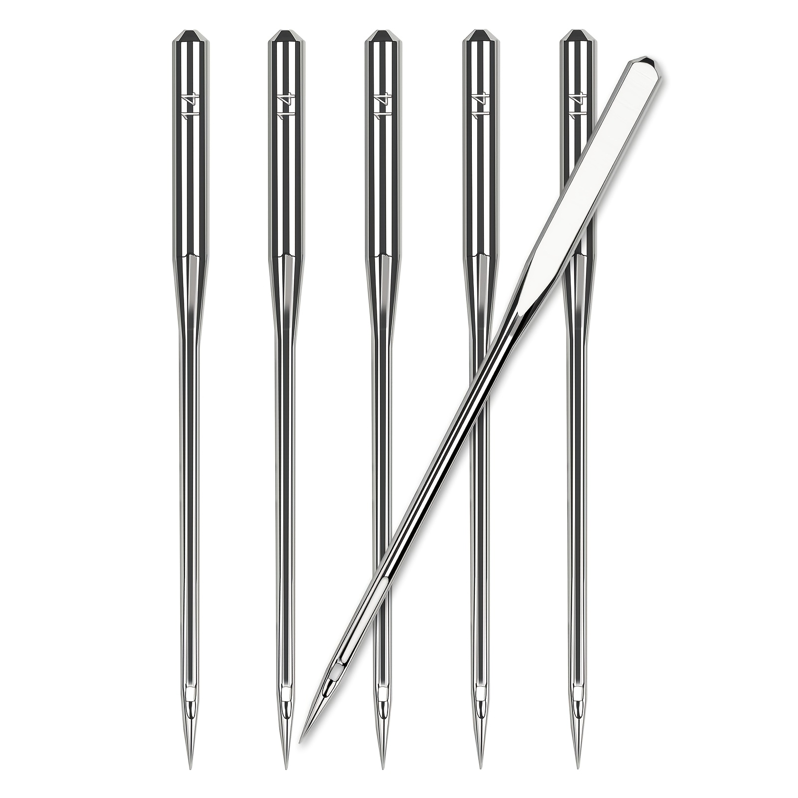 TEMU 50pcs Universal Size 90/14 Sewing Machine Needles, Heavy Duty Sewing Needles For Embroidery Leather Jeans, Compatible With All Kinds Of Home