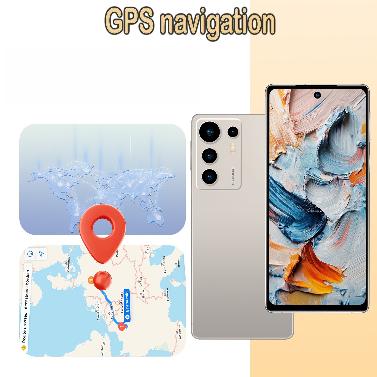 25 Ultra Holiday Daily Device, Android Global Unlocked Phone, 6.8-Inch HD Screen