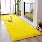 ultra soft plush area rug for bedroom living room non shedding machine washable home decor in blue