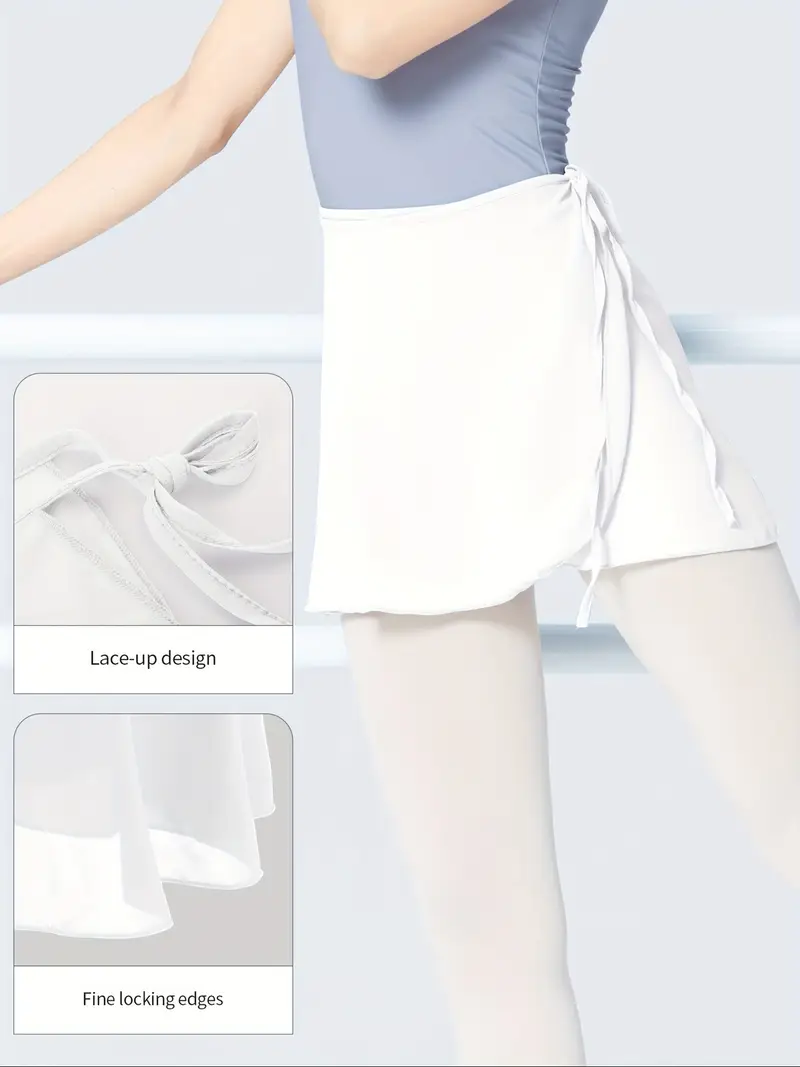 Gonna A Portafoglio In Chiffon Per Danza - Regolabile, Per Ragazze E Donne - Foto 7