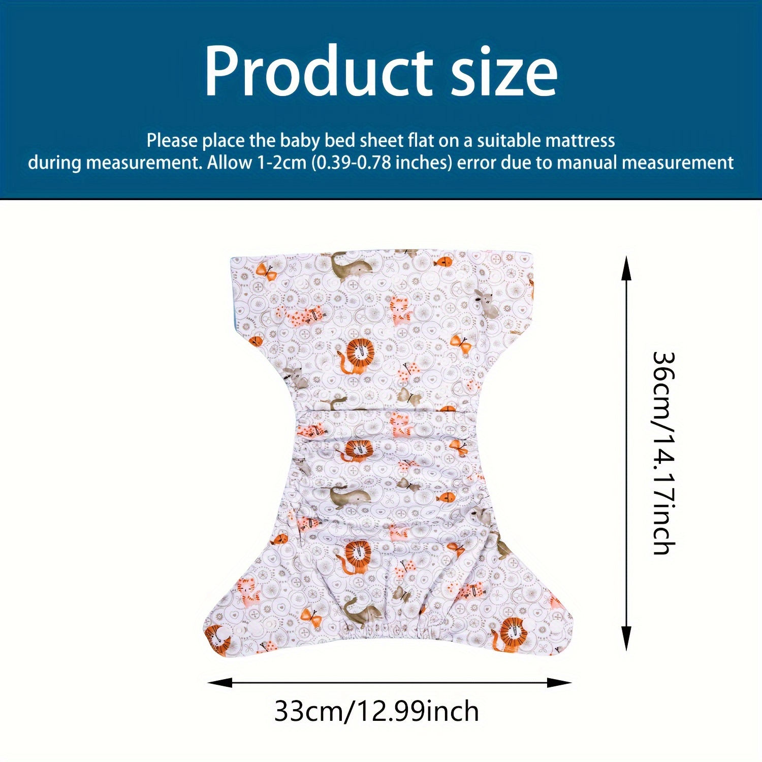 2pcs baby girls waterproof diaper pants learning potty training pants printed hand washable machine washable underwear   gift details 5