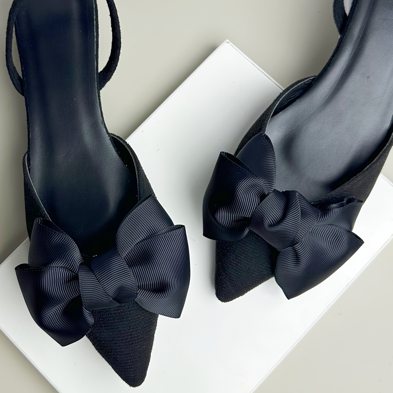 

1 Pair Elegant Polyester Bowknot Shoe Clips, Detachable Twist Buckles For High Heels, Ideal For Weddings, Parties, And - Perfect Gift For Ladies And Women