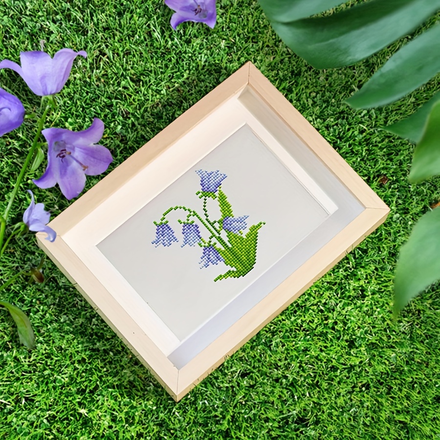 

12 Pcs, 5.9x7 Inch Small-sized Diamond Paintings, Frameless Simple Flower Stickers And Diamond Paintings, Tabletop Ornaments, Home Decoration Art Crafts