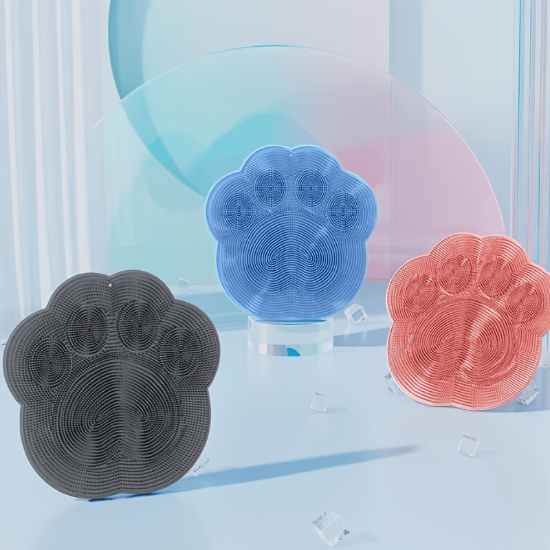 TEMU 2 Sets Of Shower Foot Scrub Pads, Back Scrubbing Board, Exfoliating Bathtub Cleaning Pad, Wall-mounted Sliding Suction Cup. Suitable For Men And