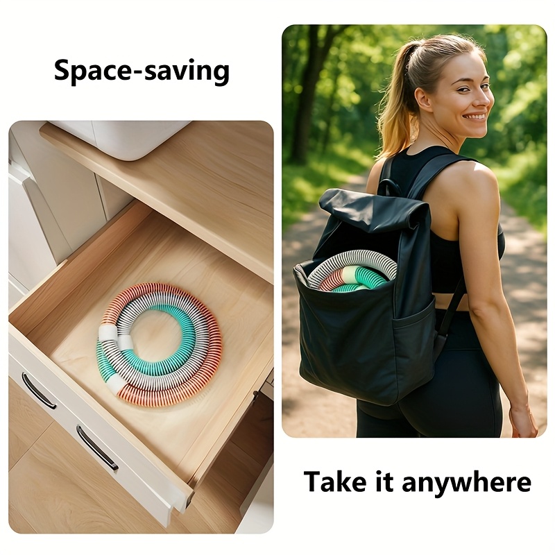 weighted   hula adjustable   bands for   back chest workouts home gym equipment for women men mixed colors workout accessories   durable construction Product details 3