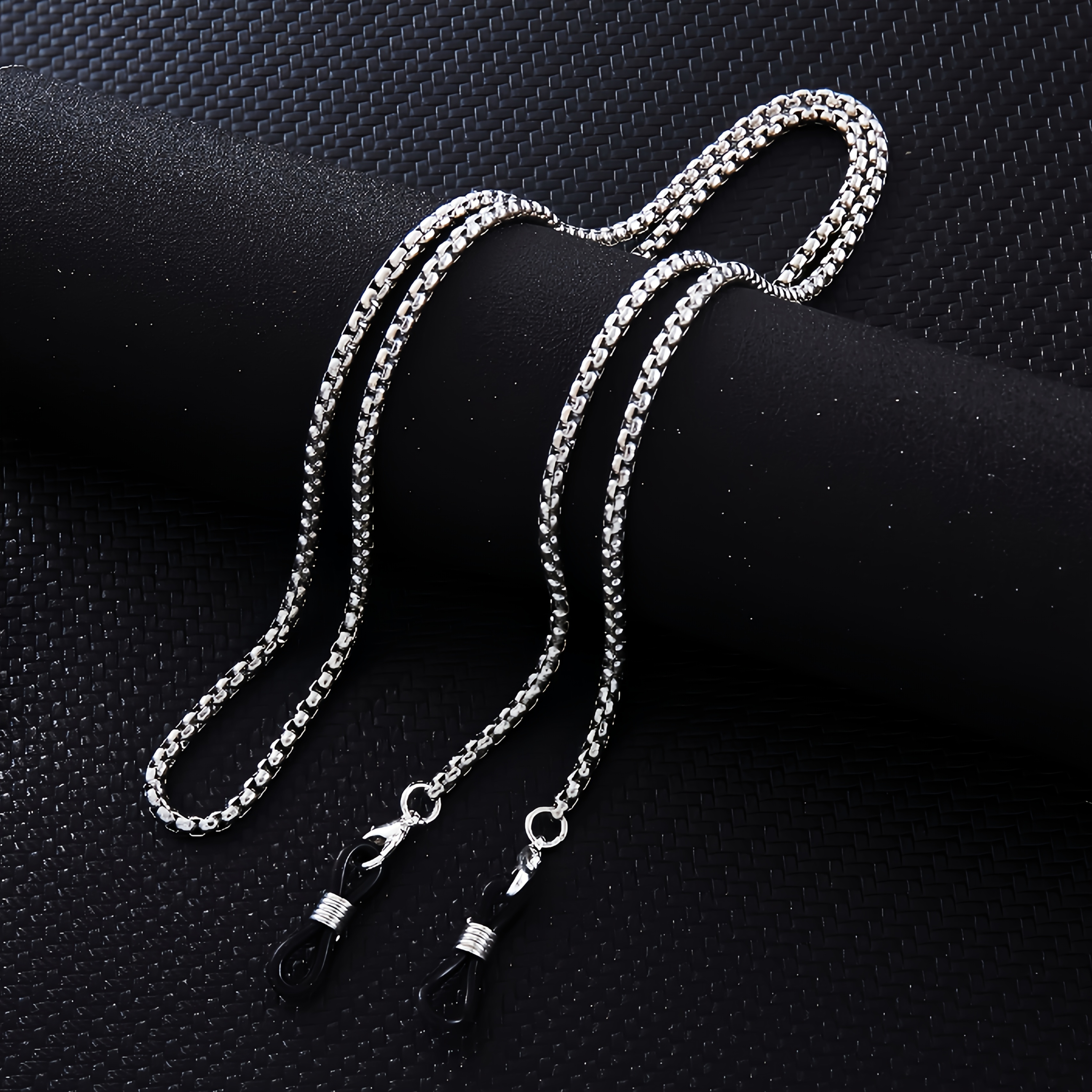 TEMU A 75cm Minimalist Stainless Steel Long Hip-hop Glasses Chain, A Fashionable And Casual Unisex Trendy Metal Glasses Chain, A Sturdy And Practical