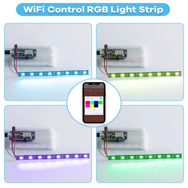 набір для розробки iot з   wifi,   breadboard, включає датчик  , датчик рівня води, led та резистори Опис товару 3