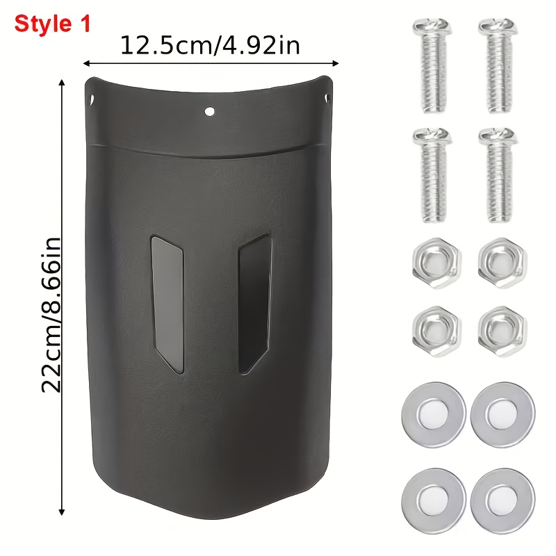 TEMU 1set Motorcycle Fender Extender - Fender With 4 Screw Mounting System, Extended Wheel Cover For Motorcycles And Scooters - Splash Resistant, ,