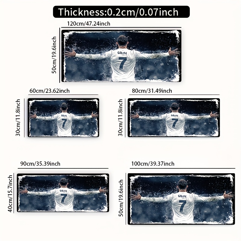 1 stuk Grote eSports Gaming Muismat met Viering Ontwerp