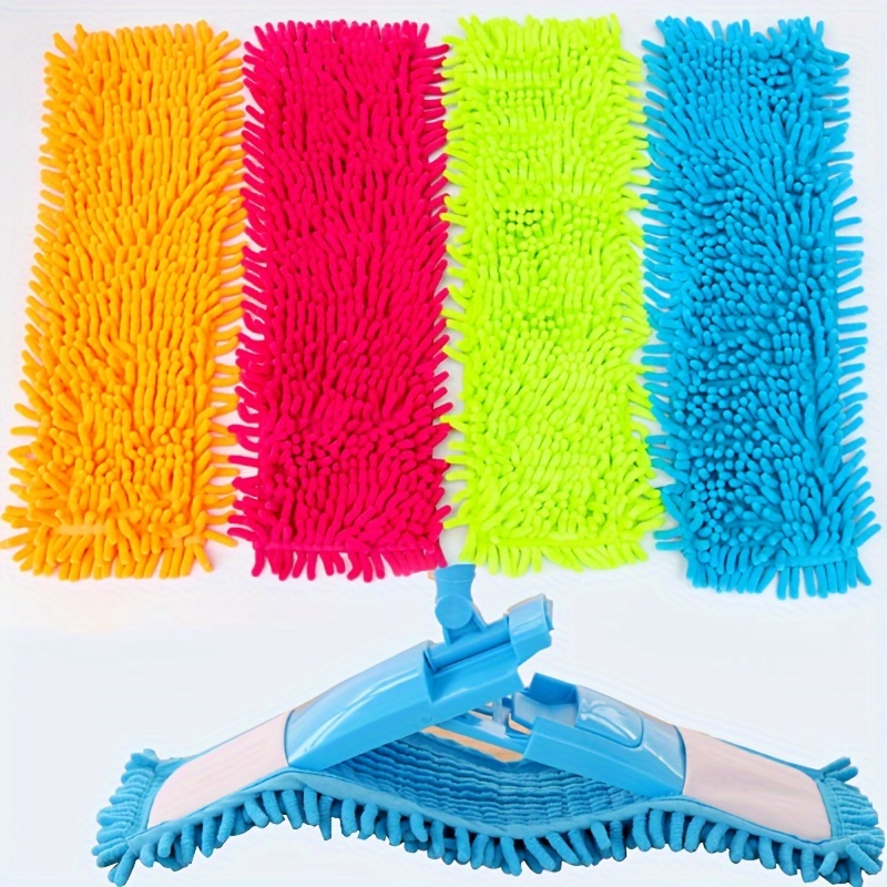 

1pc, Household Mop Replacement Pad, Super Absorbent Flat Floor Mop Cloth, Washable And Durable Replacement Mop Cloth, High Dirt And Water Absorption, Wet And Dry Use, Easy To Clean, Cleaning Supplies