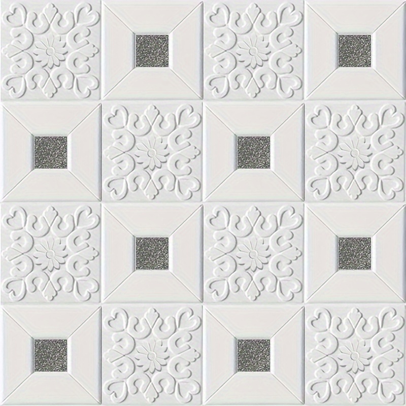 70x70cm 10pcs Foam Wall Stickers Roof Self Adhesive Wallpaper Panel Home Decor Living Room Bedroom Decorative