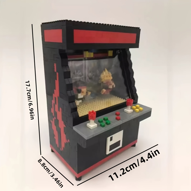 1055pcs of building blocks toy a red and arcade model with a door gift for christmas halloween and thanksgiving Product details 2