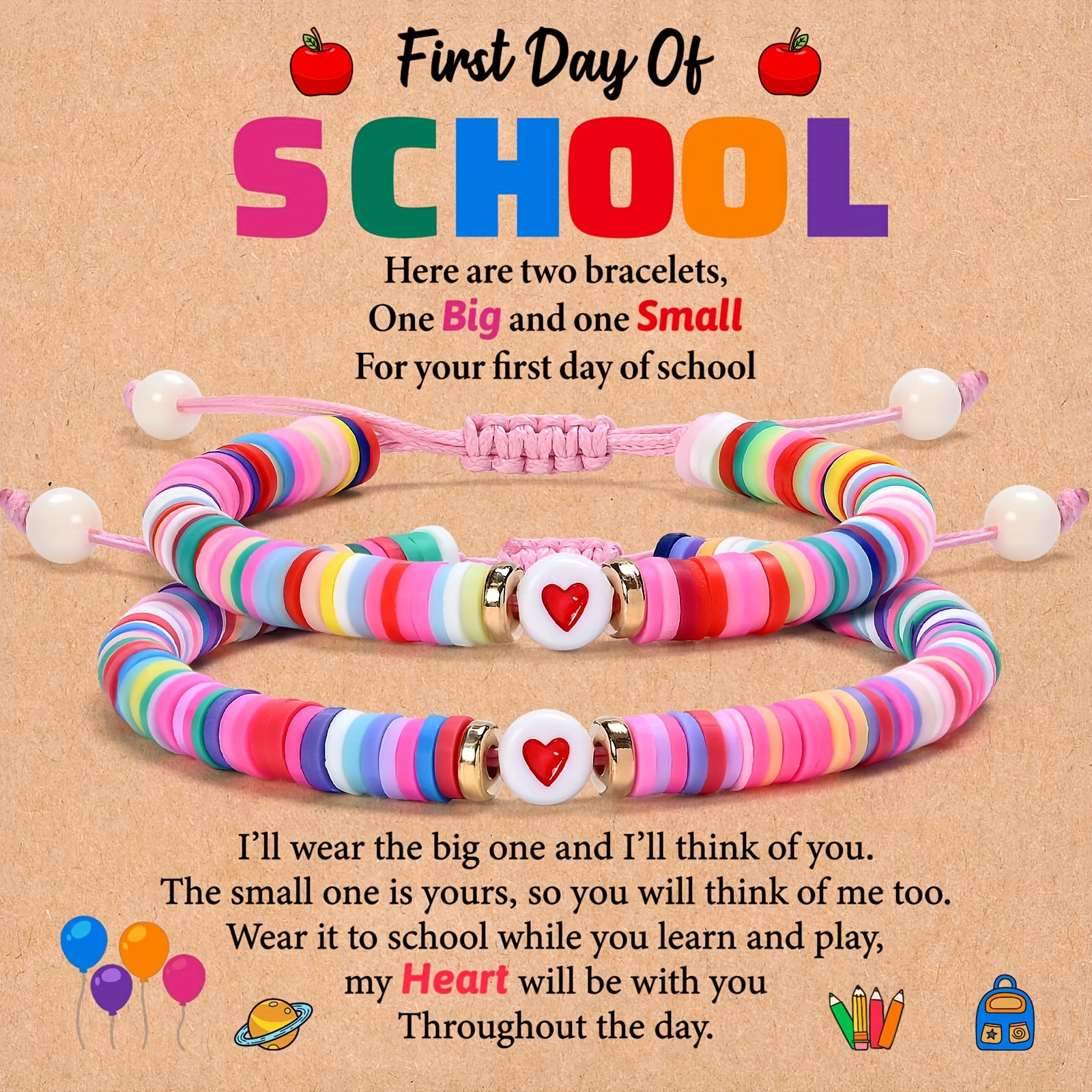 mother daughter matching bracelets heart Temu Pakistan