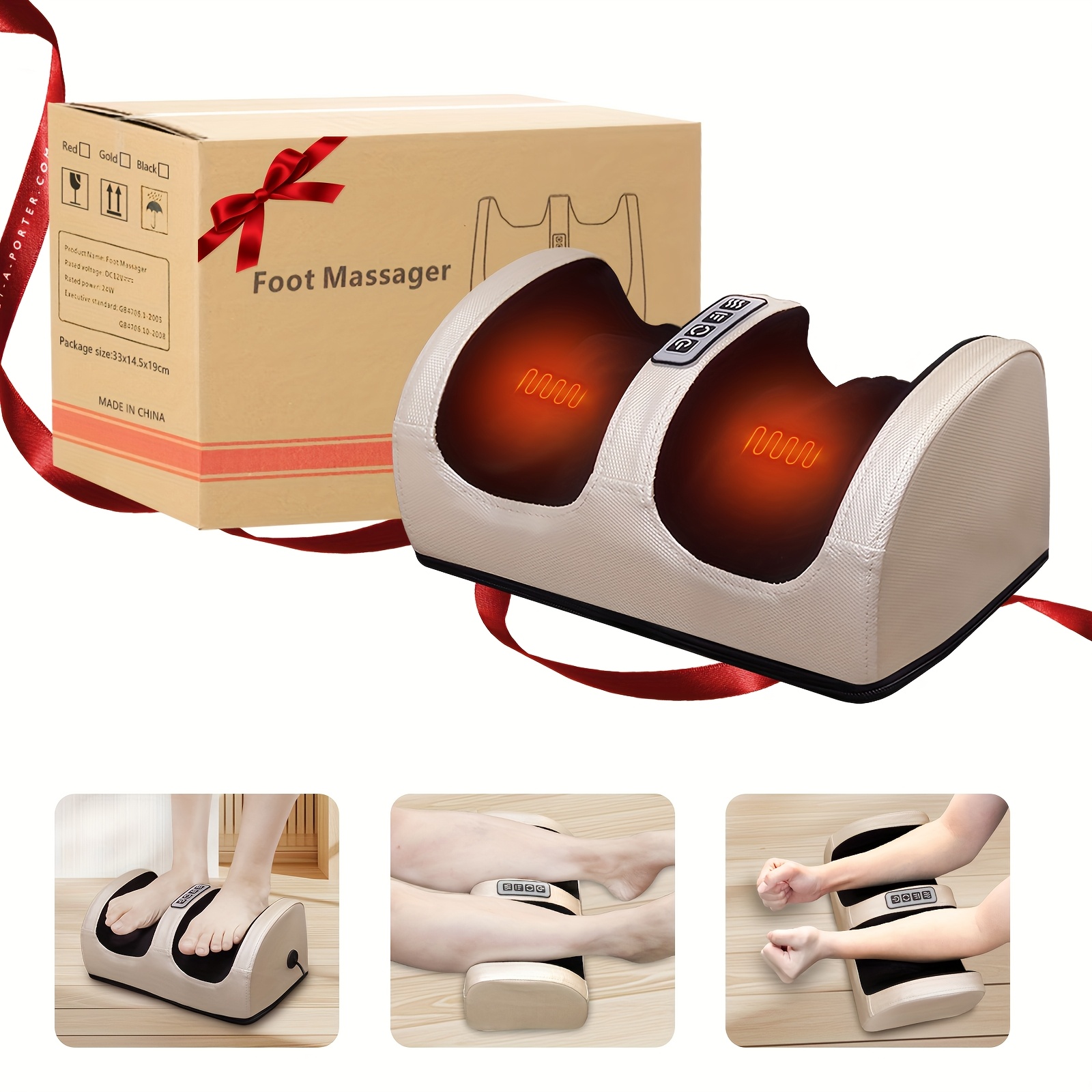 

Foot Massage Machine Foot Foot Leg Massager Electric Heating Home Leg Machine Christmas Gift Christmas Gift, Valentine's Day Gift, Day Gift, Birthday Gift, Girlfriend, Female Gift,