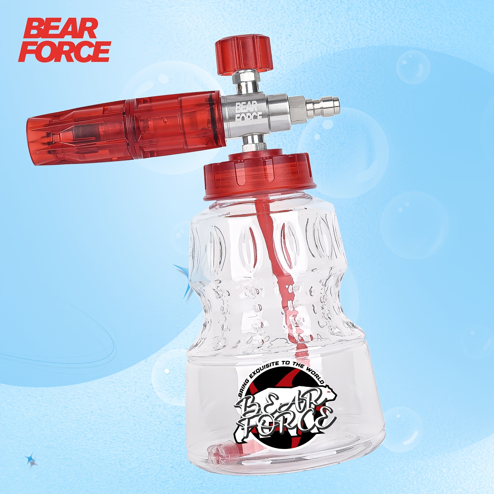 TEMU Foam Cannon With 1/4 , For Pressure Washer, For Car Wash