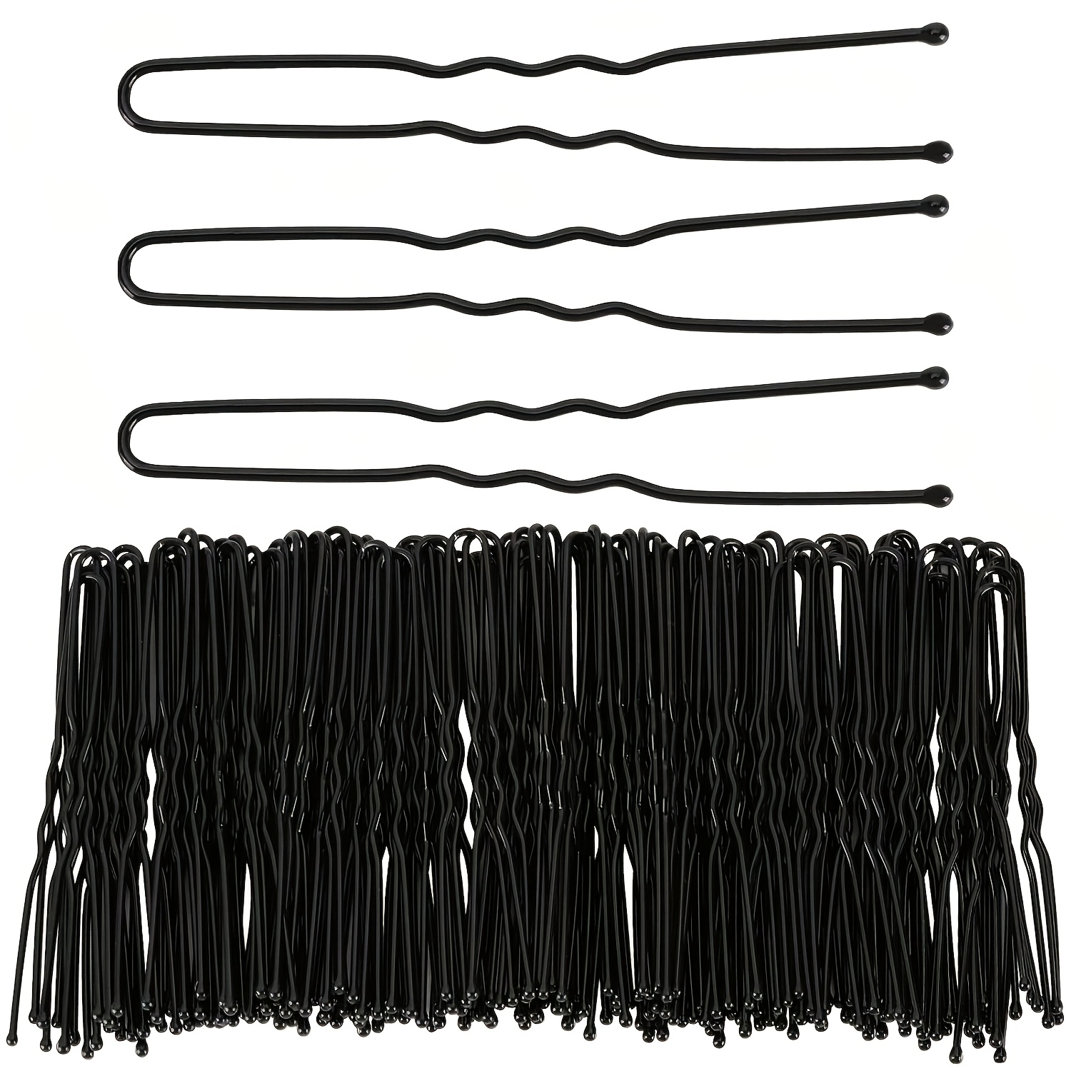 TEMU 200pcs U-shaped Hair Clips, Suitable For Various Hairstyle Designs, Including Casual Athletic Hair Clips, Hair Claws, Hairpins