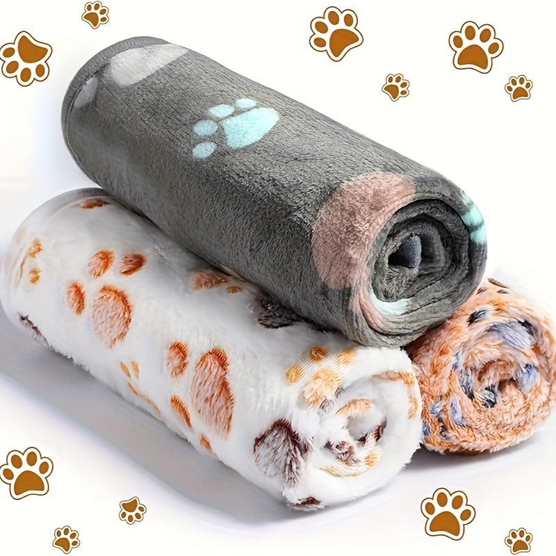 TEMU 3pcs - Blankets For - Thick, , And - - For To Large Breeds